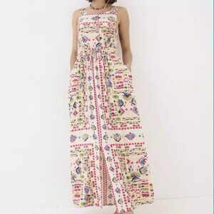 FatFace Carmen Trail Marks Maxi Dress